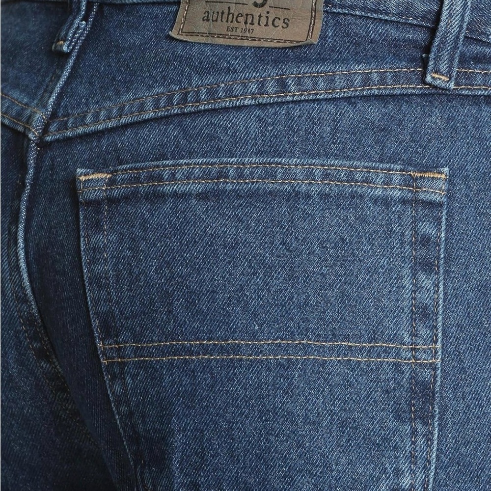 men’s blue jeans.